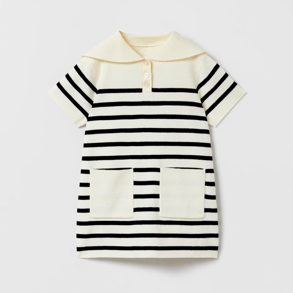 Zara Nautical Knit Dress
